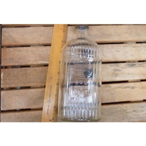 Vintage Bottle, Merrell’s Rubbing Alcohol glass bottle - Picture 3 of 5